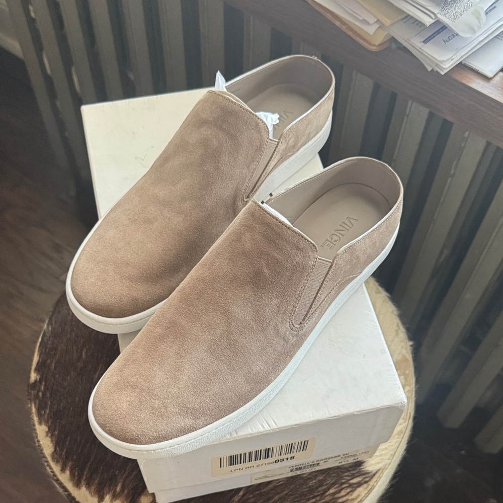 Vince and don’t keep these right there sell them Light Brown Suede Slip-Ons